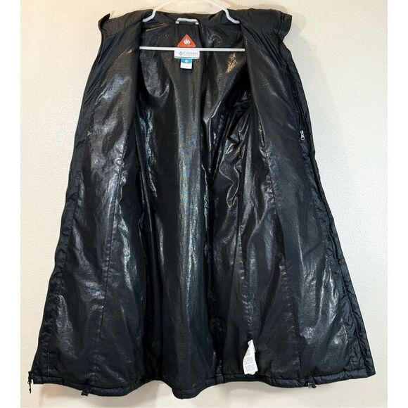 Columbia Black Omni-Heat 650 Down Filled Midi Puffer Jacket Women’s Small - Picture 9 of 16